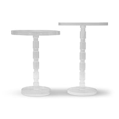 Mesa Lateral Redonda Acrílico G