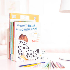 Aparador De Livros - Dog Marrom E Dalmata