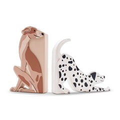 Aparador De Livros - Dog Marrom E Dalmata