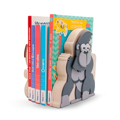 Aparador de Livros Zoo -  Macaco e Leão