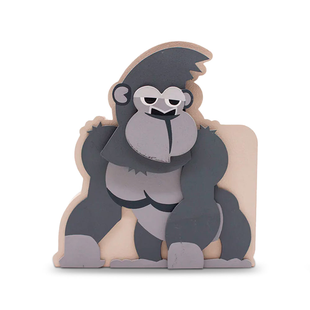 Aparador de Livros Zoo -  Macaco e Leão