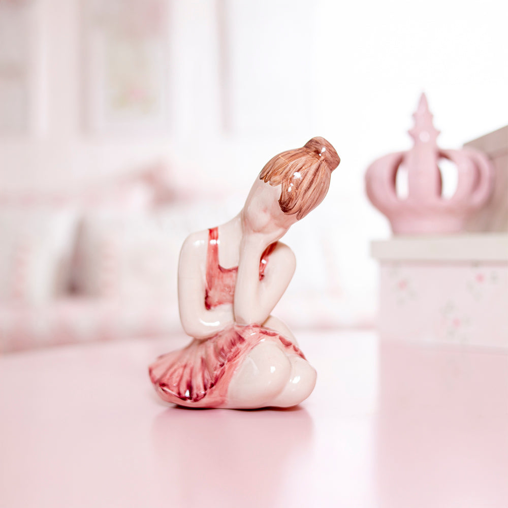 Bailarina De Porcelana Lulu Branca