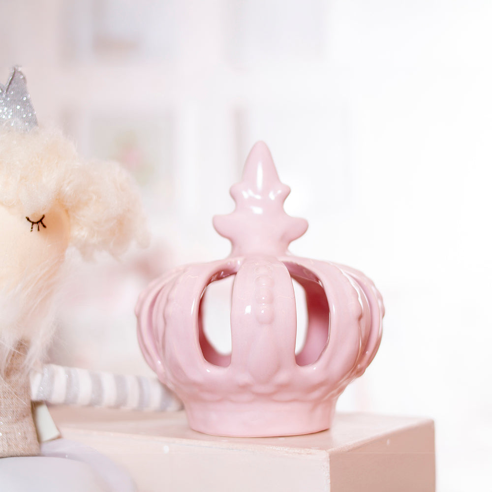 Coroa Porcelana P Rosa