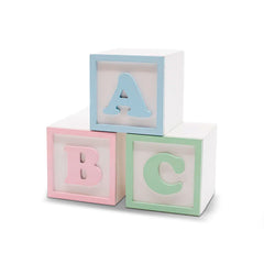 Enfeite De Prateleira - Kit Cubo Abc