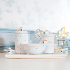 Kit Higiene Aviãozinho Azul 4 pçs
