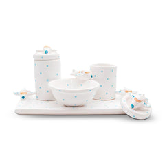 Kit Higiene Aviãozinho Azul 4 pçs