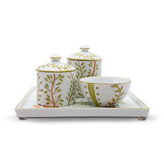Kit Higiene Selva Porcelana - Coleção Safari 4 pçs
