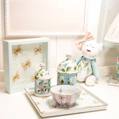 Kit Higiene Treliça - Coleção Lolita  4 Pçs
