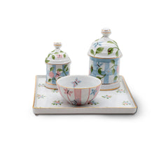 Kit Higiene Treliça - Coleção Lolita  4 Pçs