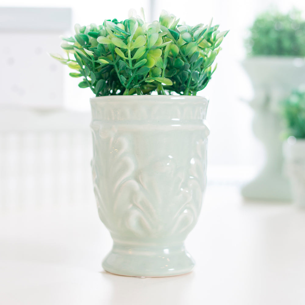 Mini Vasinho Folhas - Verde