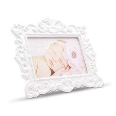Porta Retrato Cerâmica Branco