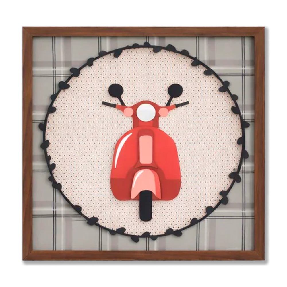 Quadro Com Luz Moto