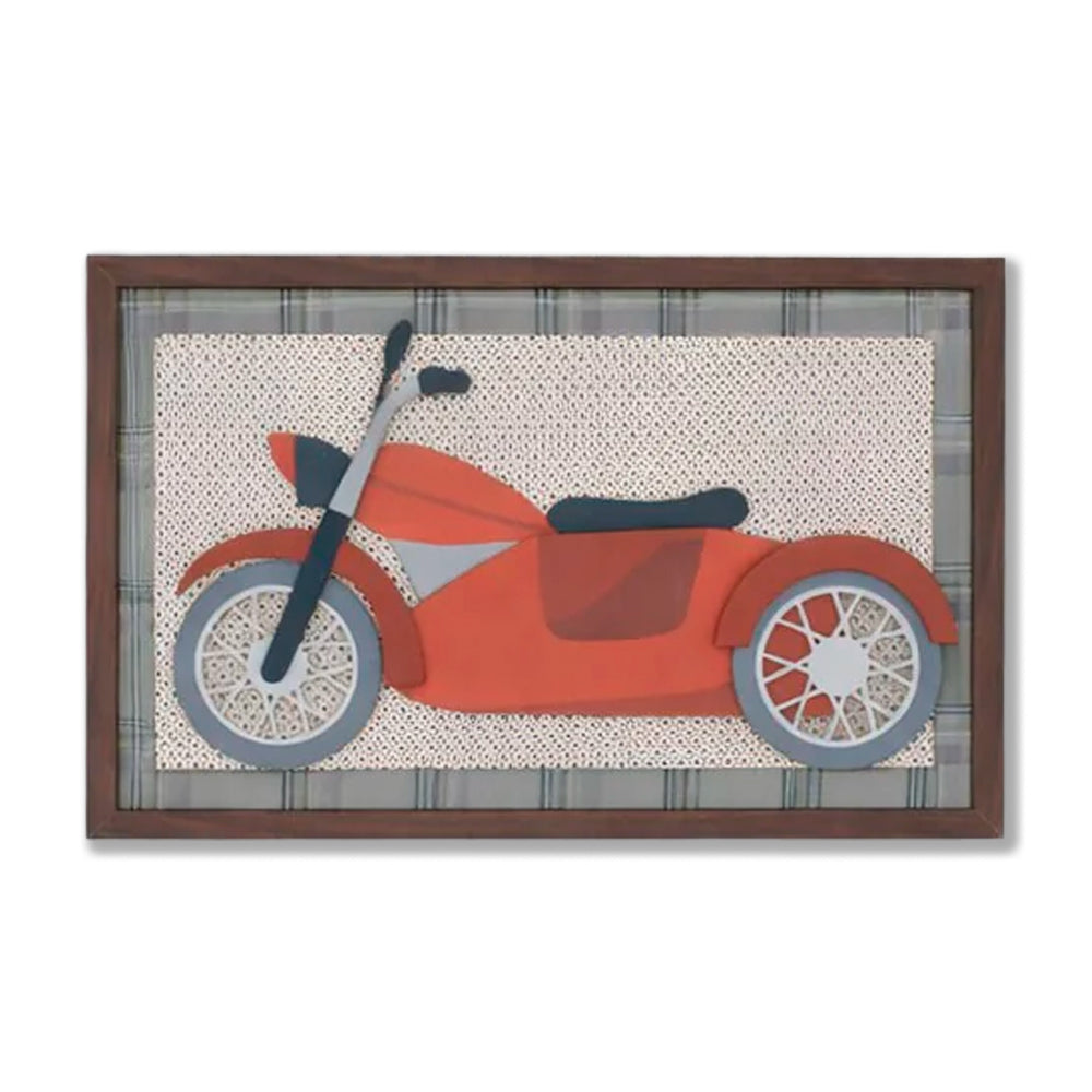 Quadro Moldura Moto