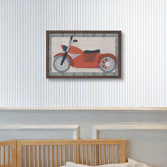 Quadro Moldura Moto