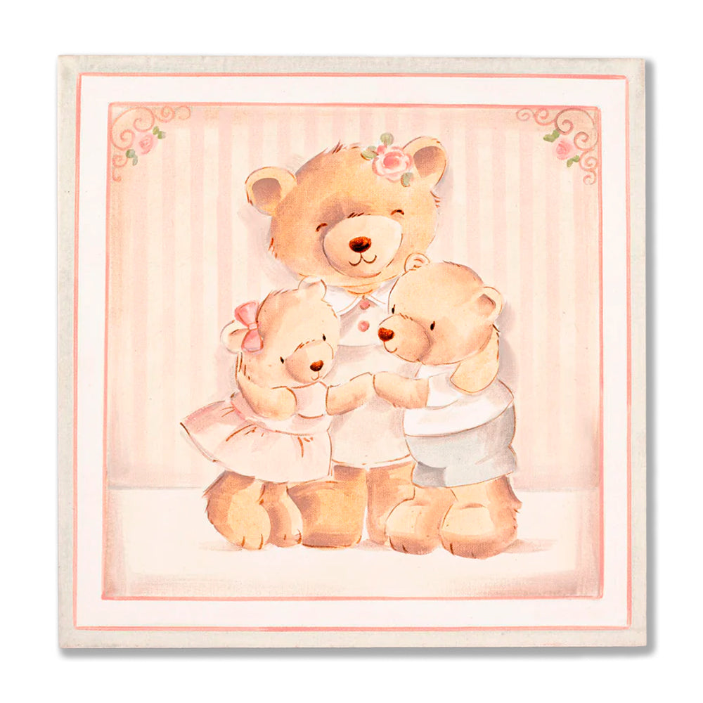 Quadro Porta Maternidade Familia Bella