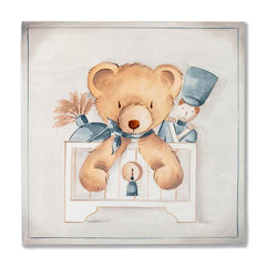 Quadro Urso Baby Lili;Ted