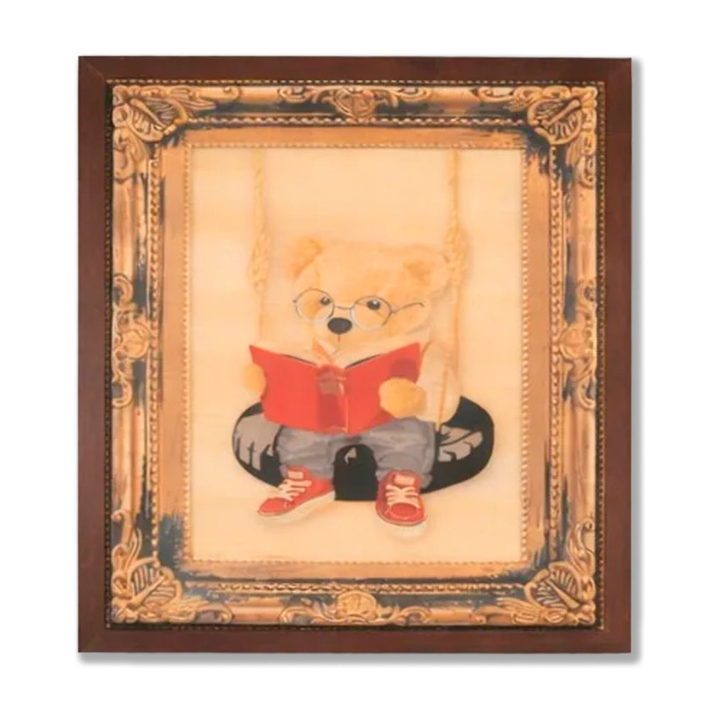 Quadro Urso Leitor