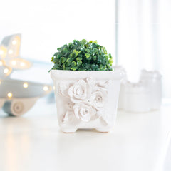 Cachepot Quadrado Branco