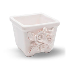 Cachepot Quadrado Branco