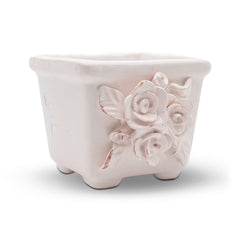 Cachepot Quadrado Branco