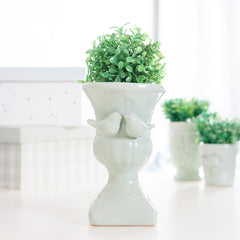Vaso Pequeno Pássaros - Verde