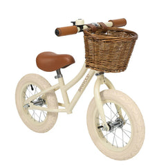 Bicicleta De Equilíbrio Vintage Bege