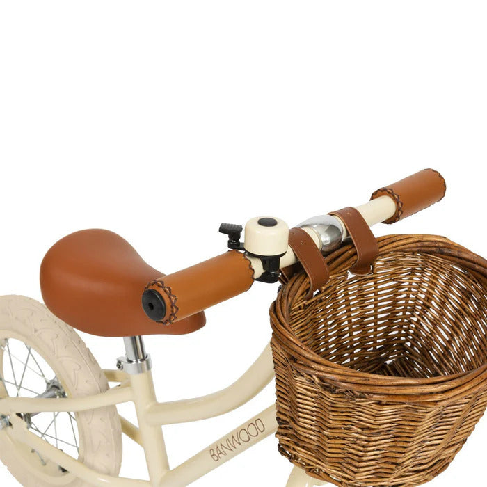 Bicicleta De Equilíbrio Vintage Bege