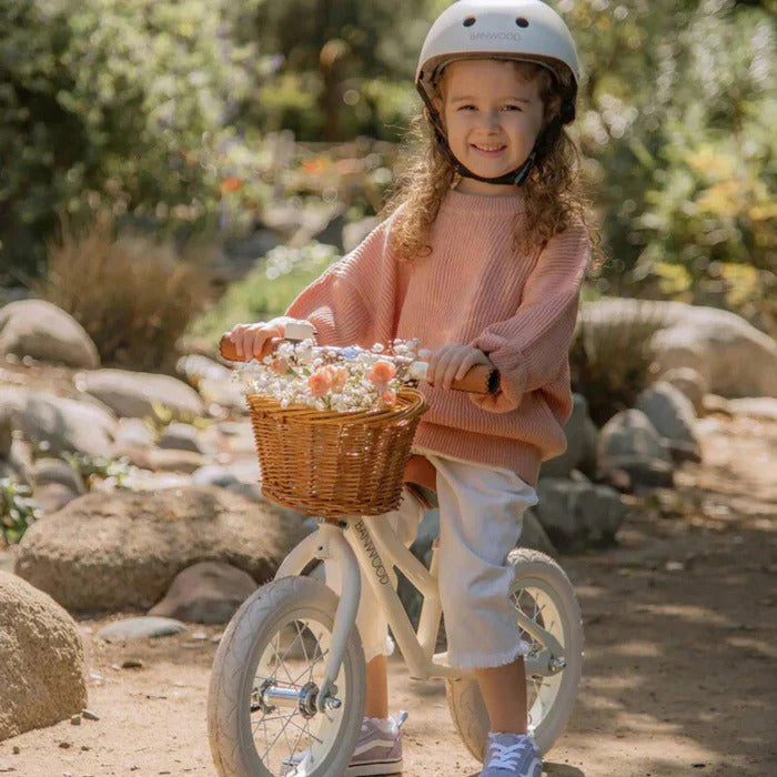 Bicicleta De Equilíbrio Vintage Bege