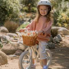 Bicicleta De Equilíbrio Vintage Bege