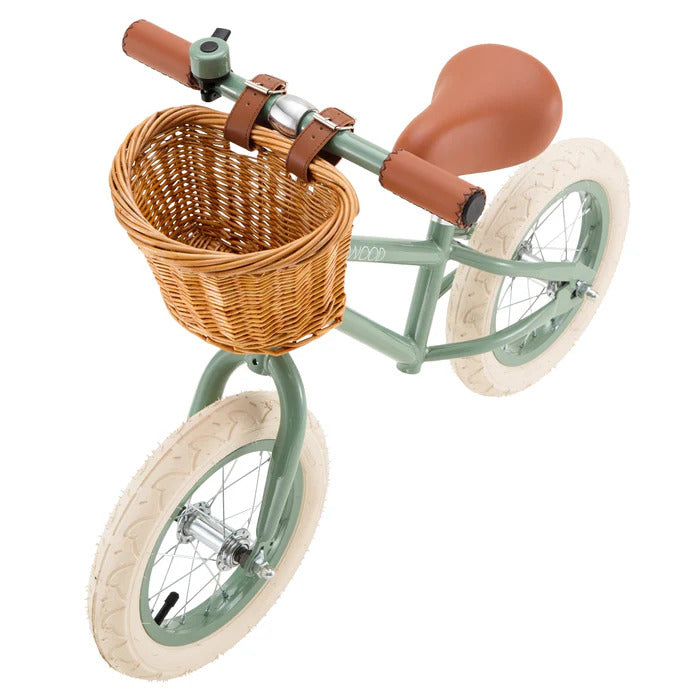 Bicicleta De Equilíbrio Vintage Verde