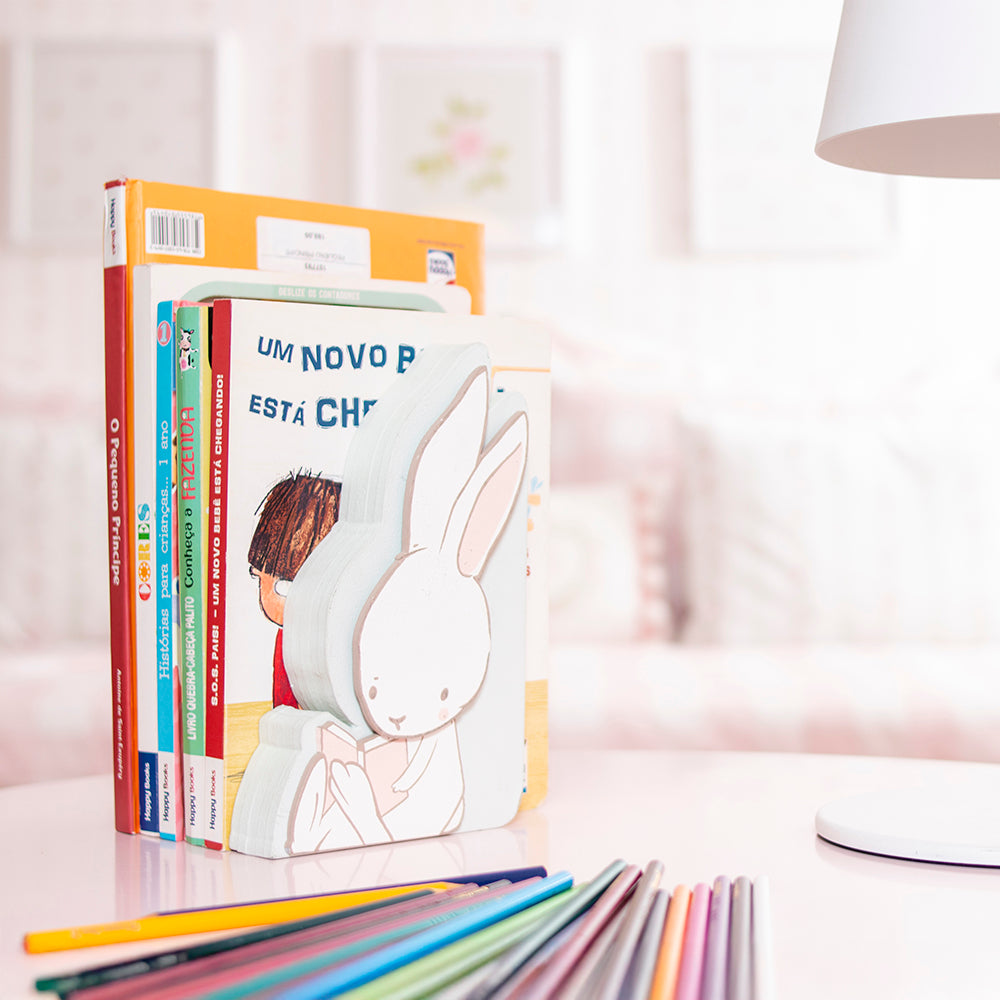 Kit Aparador de Livors Coelhos - Coleção Balões