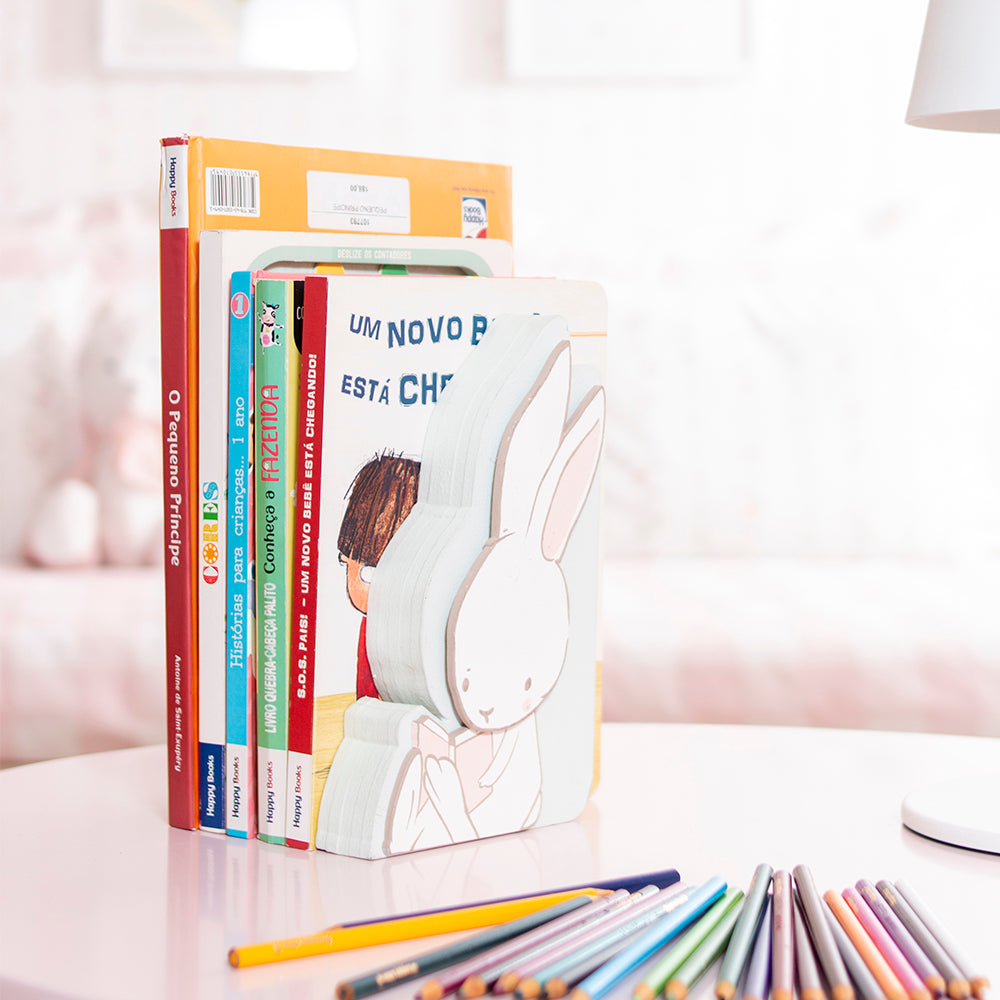 Kit Aparador de Livors Coelhos - Coleção Balões
