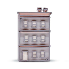 Kit Porta Livros Casinha/Prédio Coleção Casinha