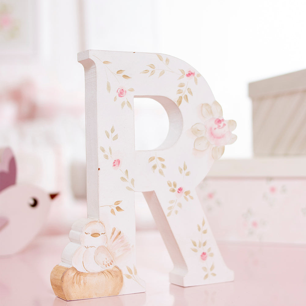 Letras Passarinho - Coleção Monise Rosa