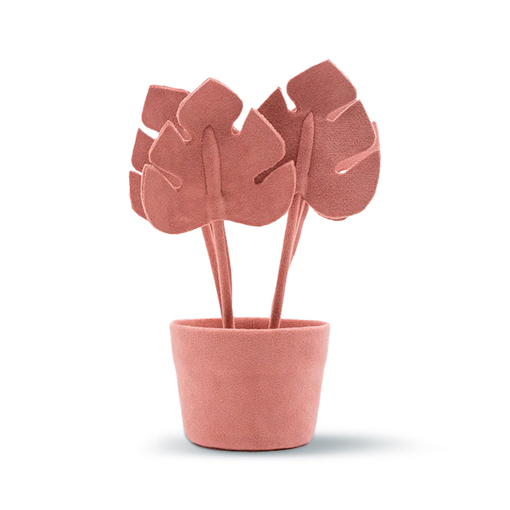 Mini Vaso De Camurça Rosa