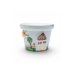 Vaso Casinha C/ Ouro