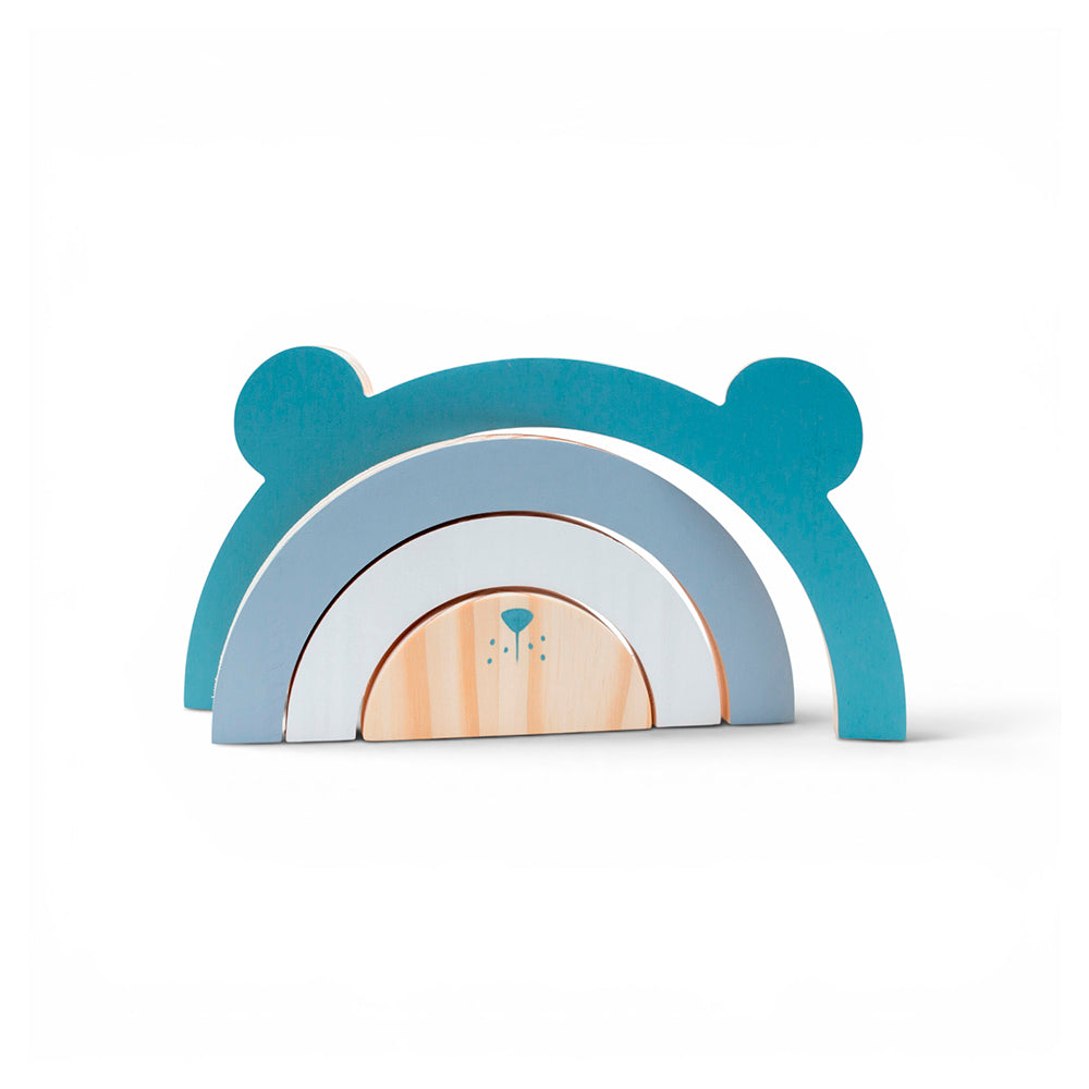 Enfeite De Prateleira Arco Iris De Urso