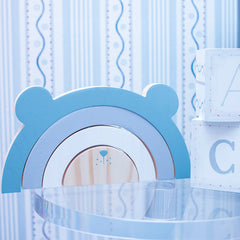 Enfeite De Prateleira Arco Iris De Urso