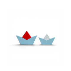 Enfeite De Prateleira Barco De Papel - 2Pçs