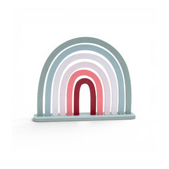 Enfeite De Prateleira Arco Iris - Coleção  Coração De Mãe