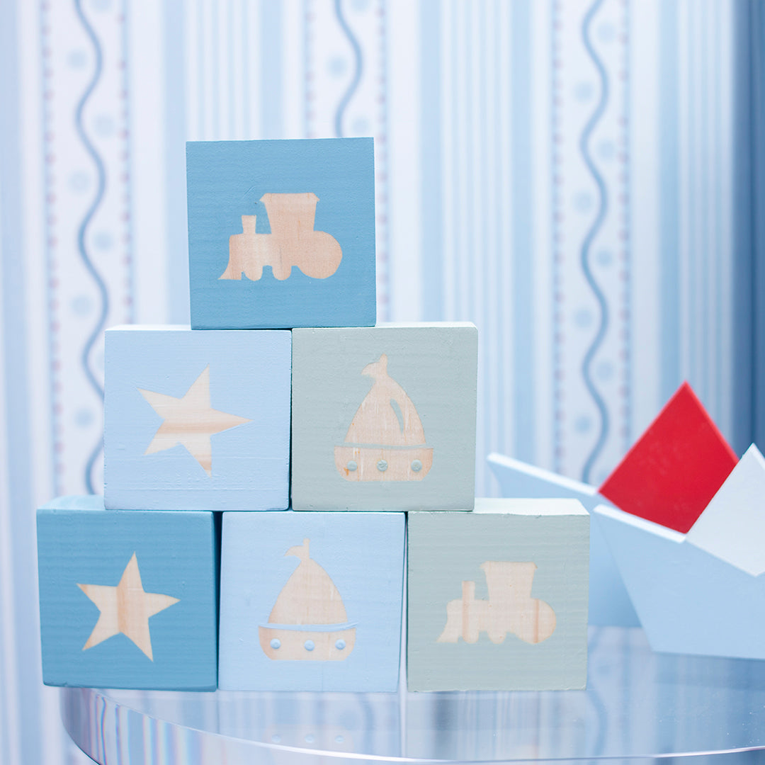 Enfeite De Prateleira Kit De Cubos