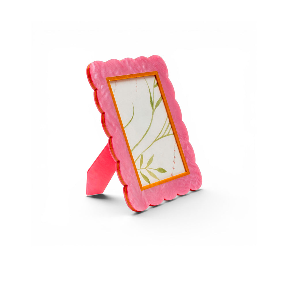 Porta Retrato Acrílico Rosa