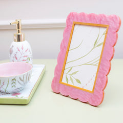 Porta Retrato Acrílico Rosa