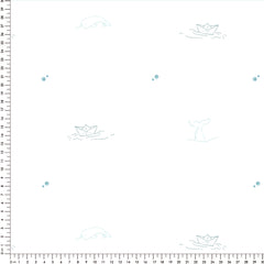 Papel Alto Mar Fundo Branco  ( Faixa 2.80 H )