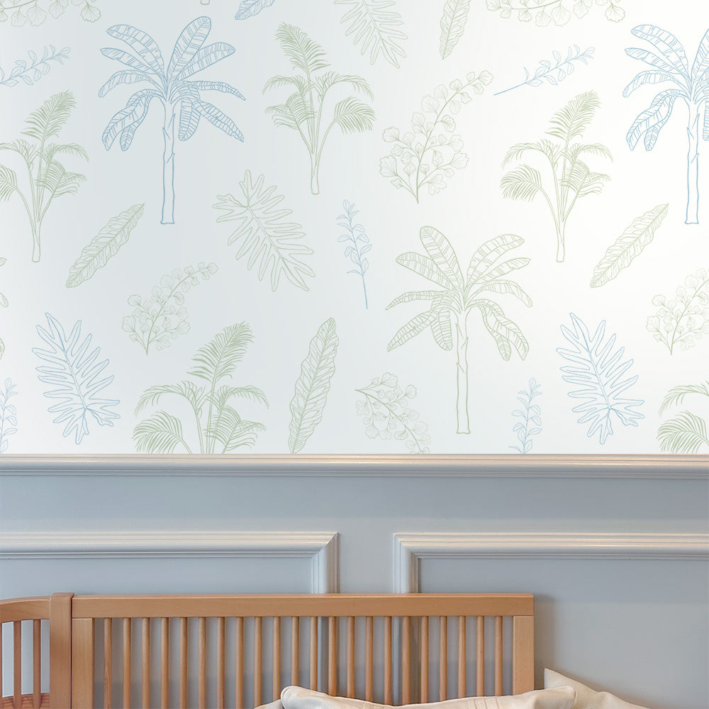 Papel Folhagens Tropical ( Faixa 1.70 H )