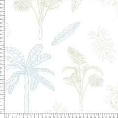 Papel Folhagens Tropical ( Faixa 2.80 H )