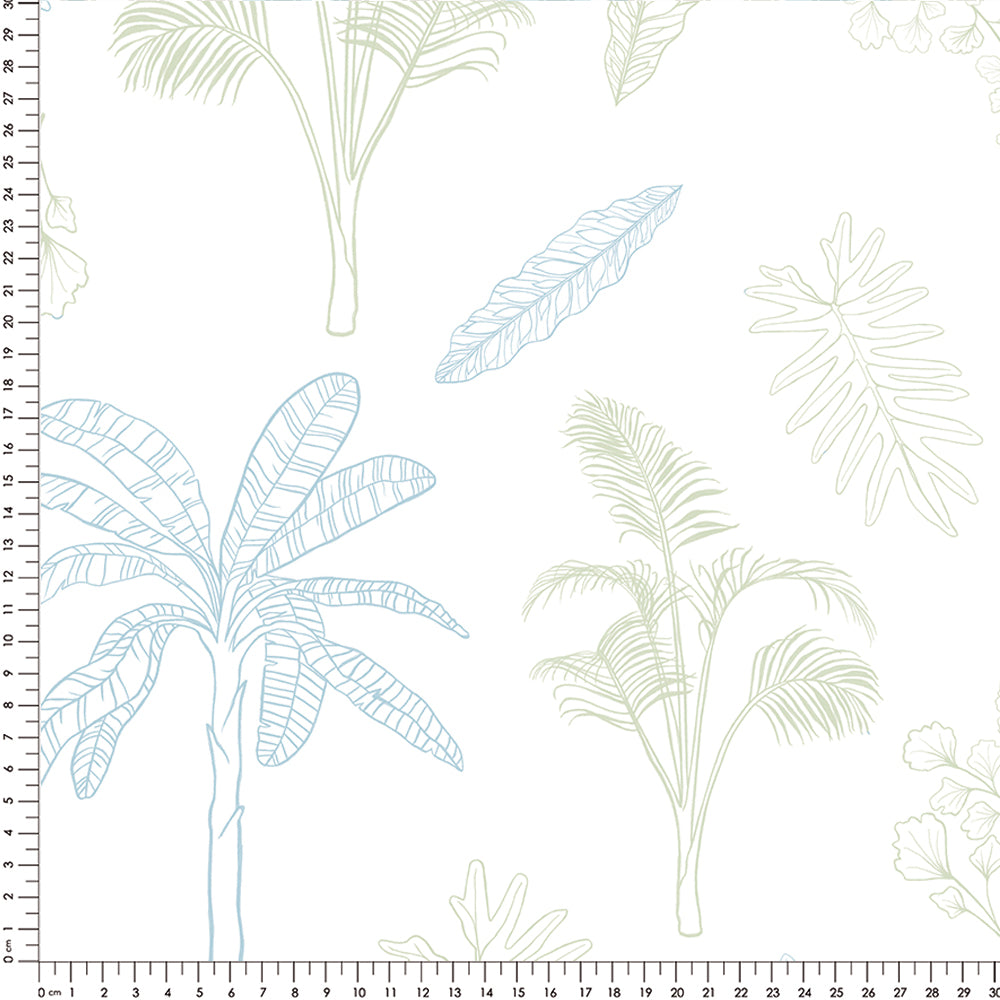 Papel Folhagens Tropical ( Faixa 3.40 H )