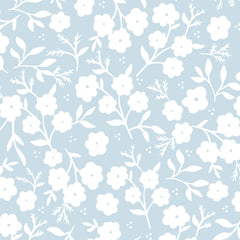 Papel Liberty Maxi Azul Quartz  ( Faixa 2.80 H )