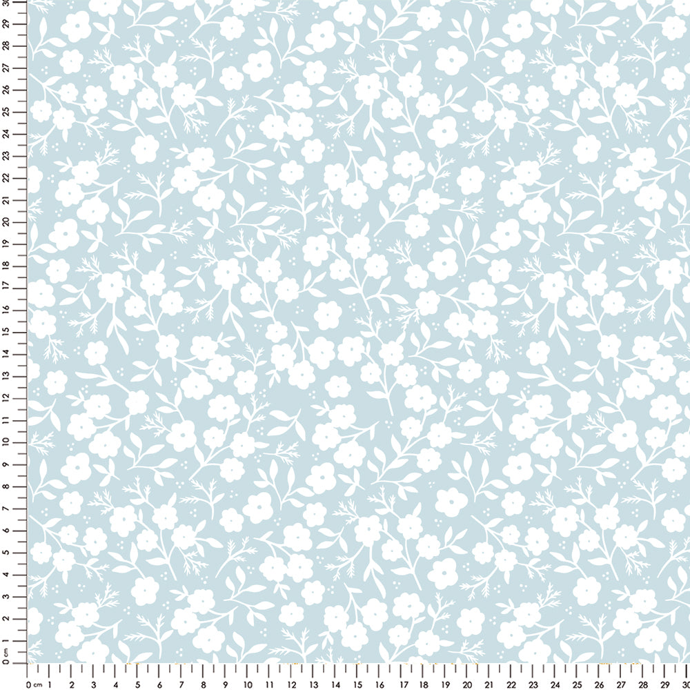 Papel Mini Liberty Azul Quartz  ( Faixa 2.80 H )