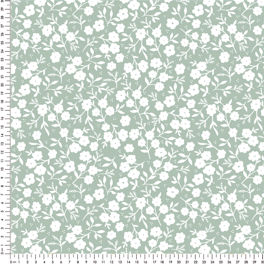 Papel Mini Liberty Verde Celadon  ( Faixa 2.80 H )